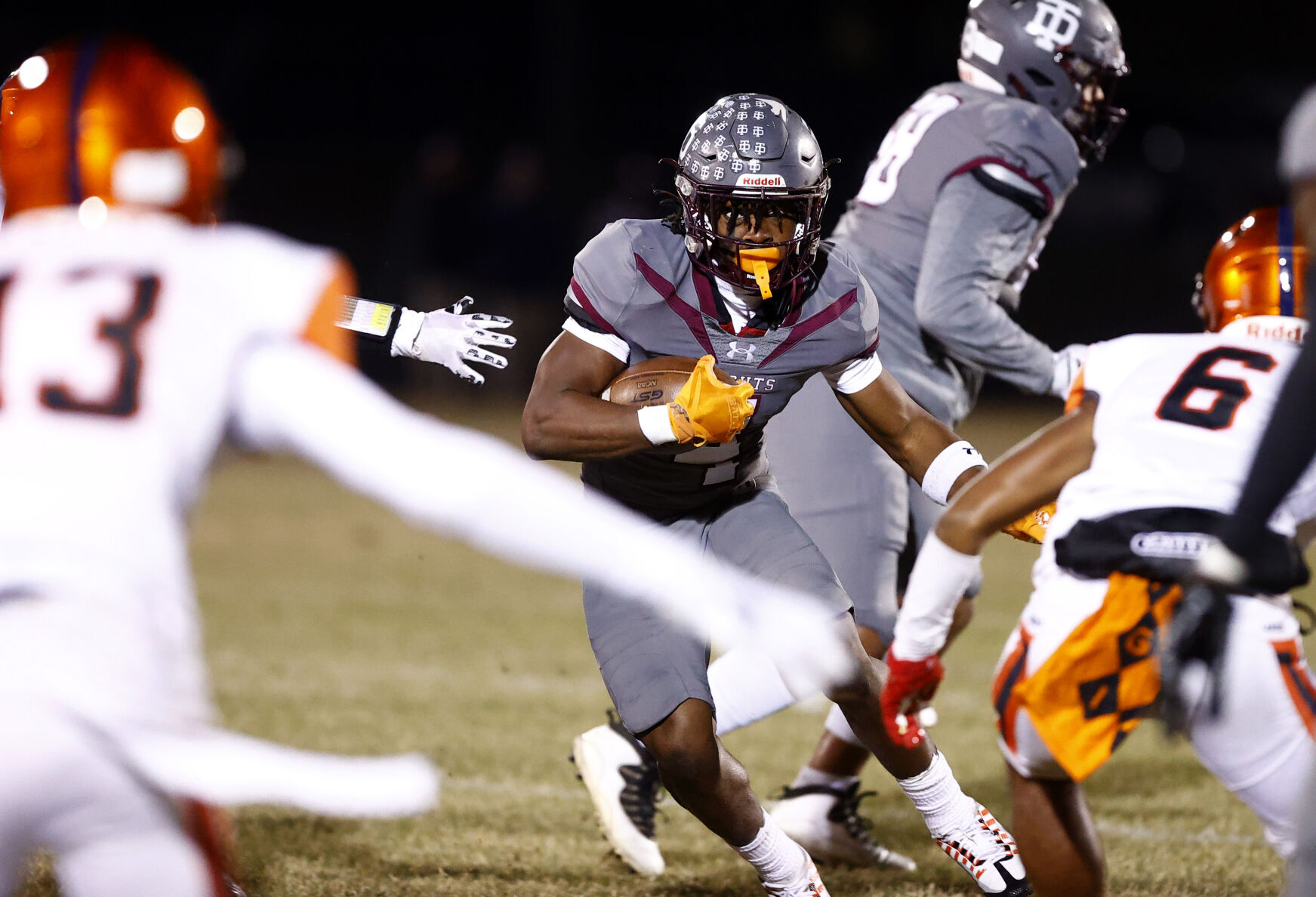 Thomas Dale-Manchester football game in Region 6A semifinals